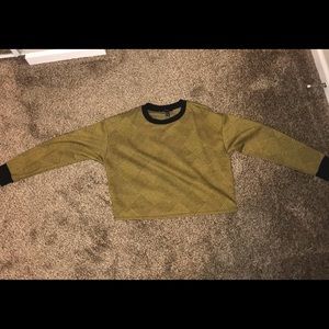Cropped Yellow Sweater